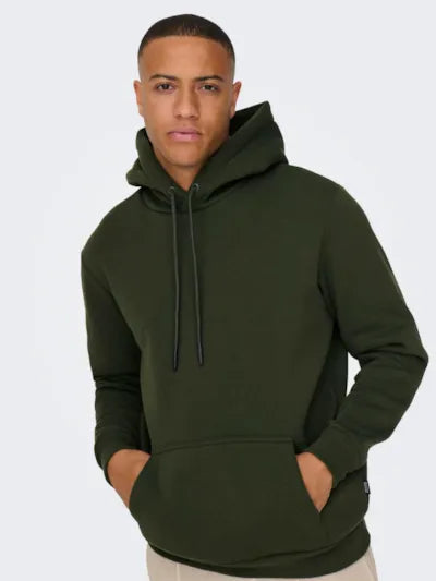 Chandail Ceres Hoodie Darkest Spruce Only & Sons