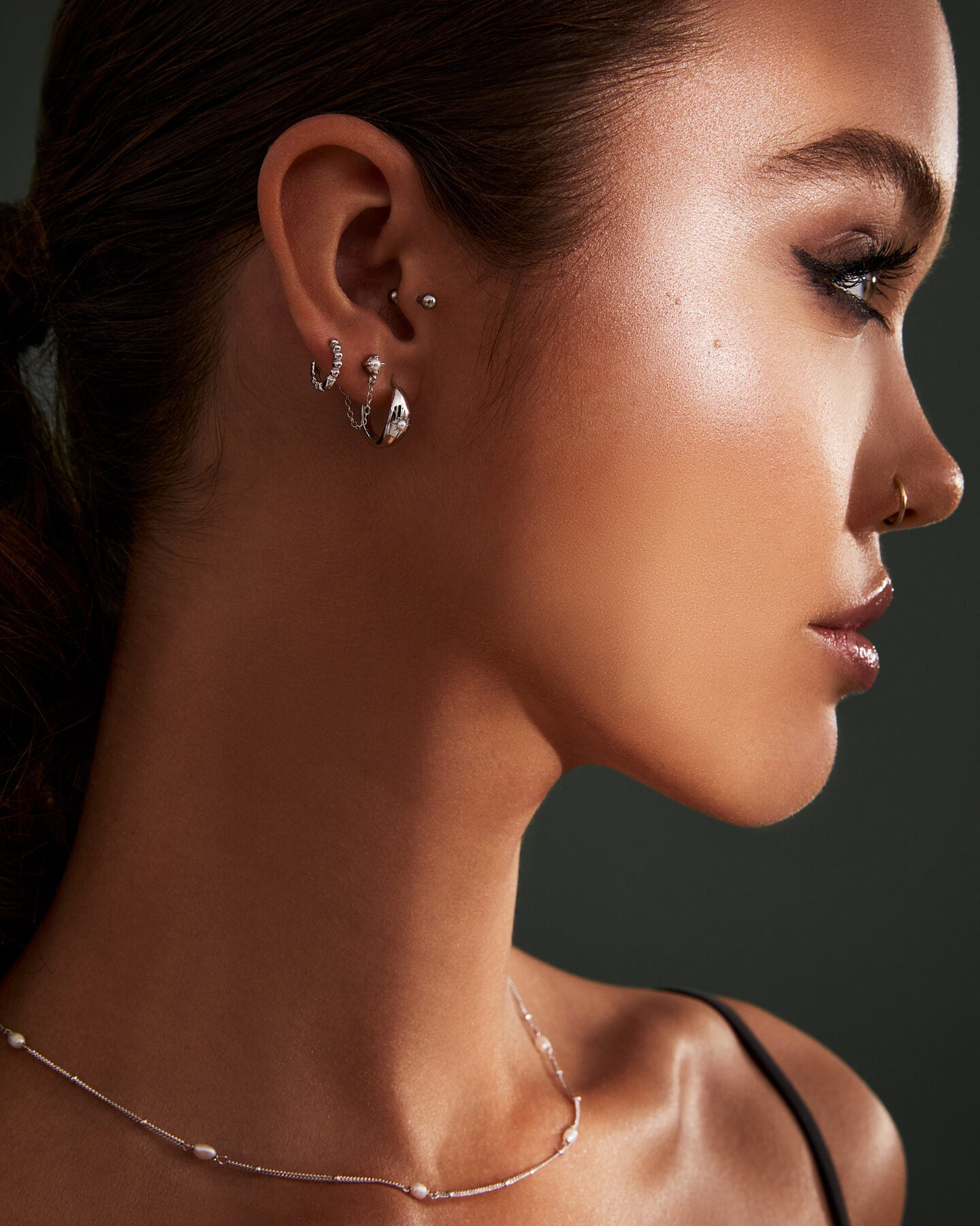 Elsa Silver Earrings Midi34
