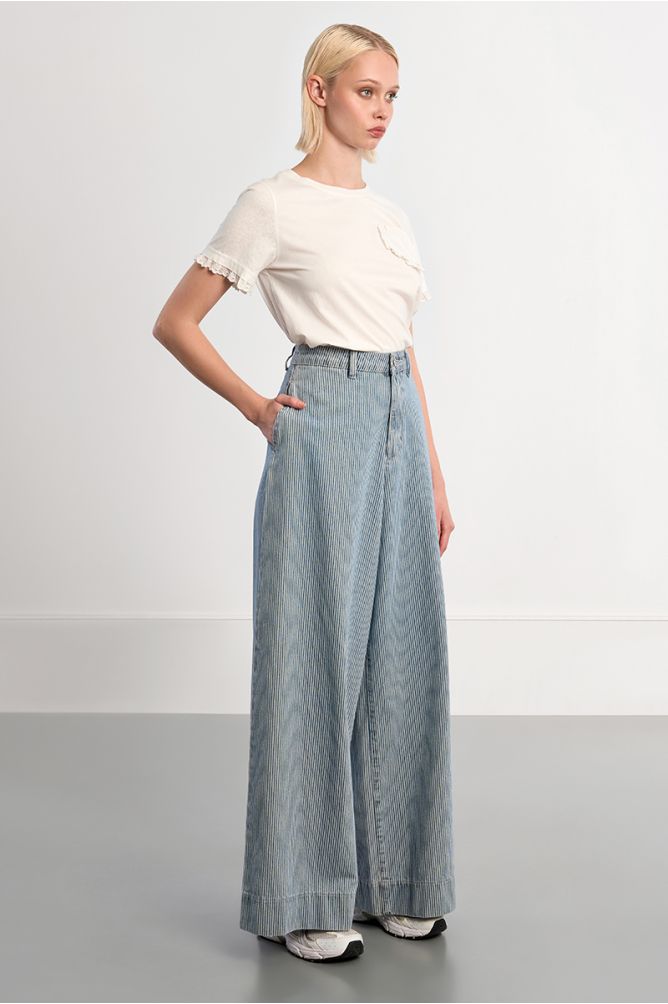 Pantalon Woven Bleu Lili Sidonio