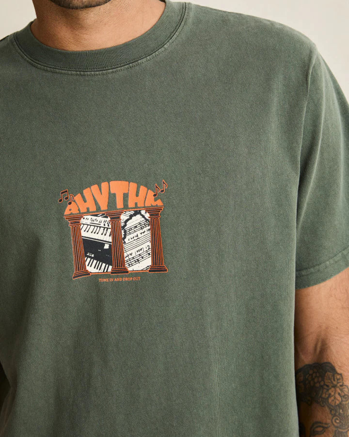 T-Shirt Portico Vintage Vert Rhythm