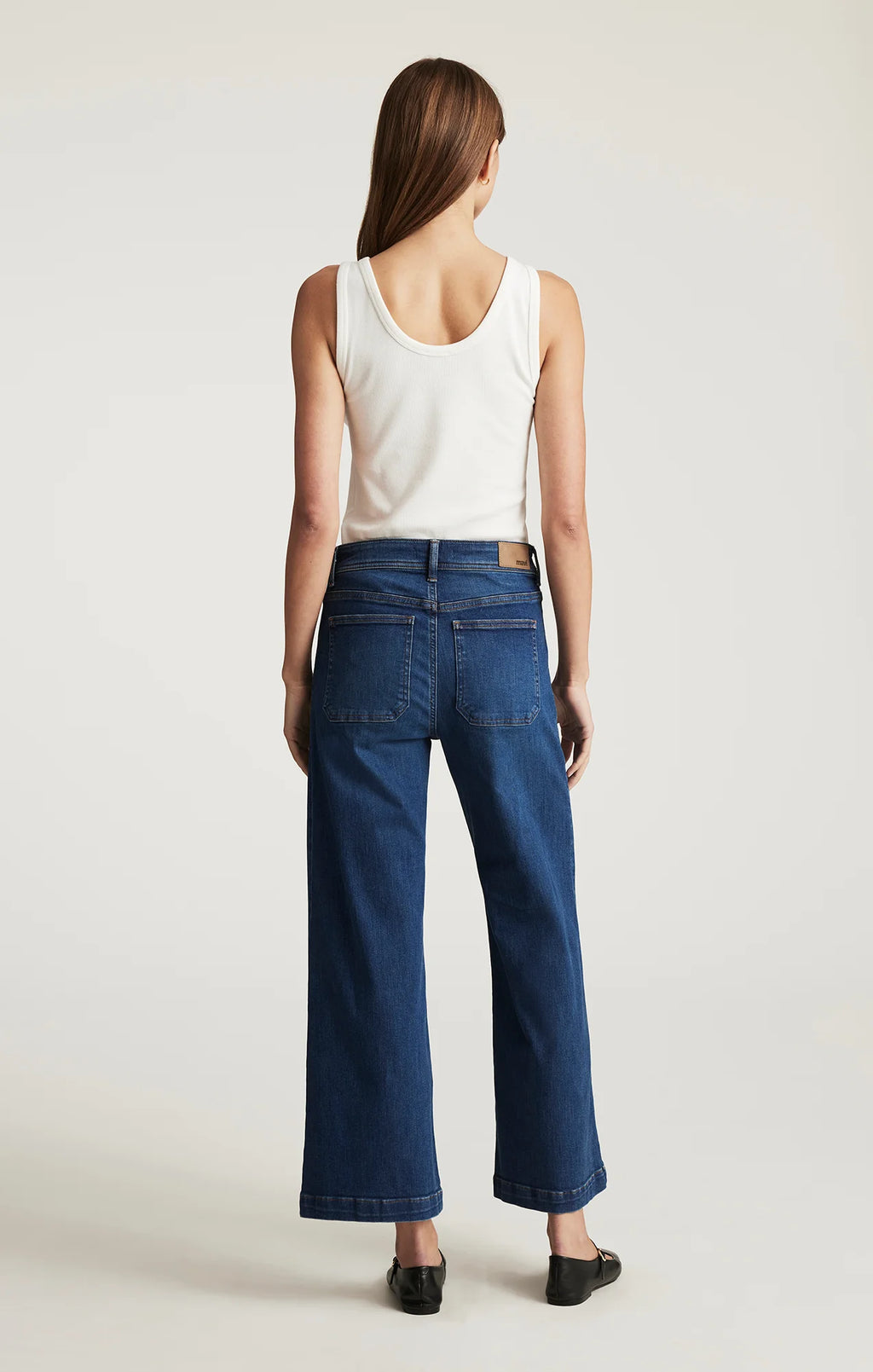Paloma Jeans Navy Mid Shaded Flex Blue Mavi Jeans
