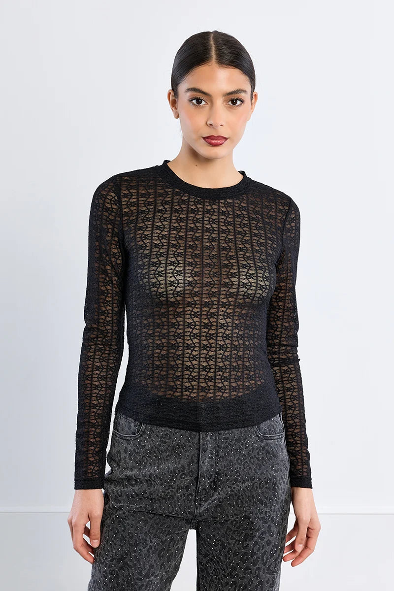 Haut Barcelone Noir Lili Sidonio