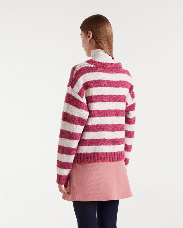 Pull 2 Stones Stripes Rose Compania Fantastica
