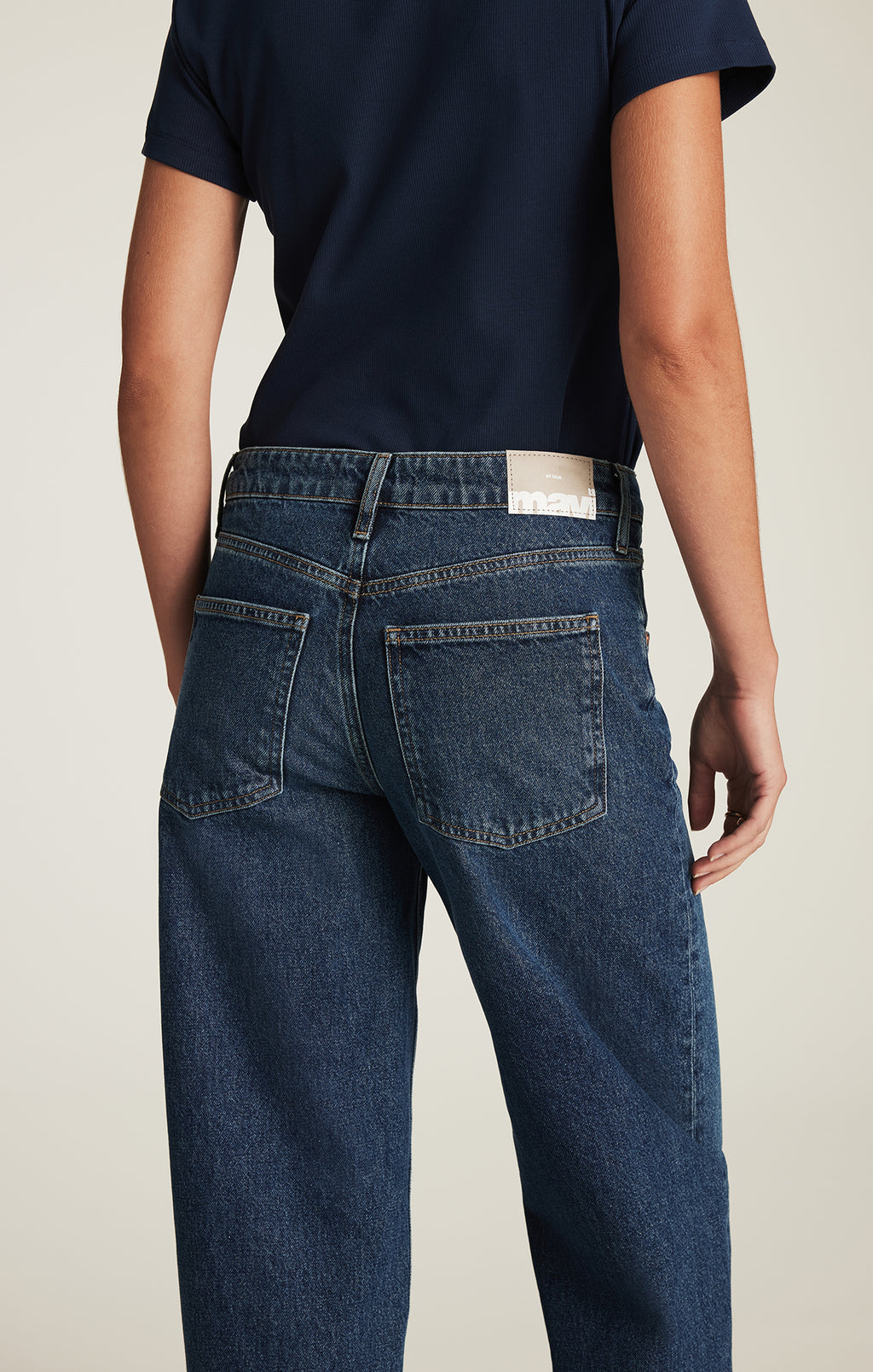 Nica Dark Brushed Classic Mavi Jeans