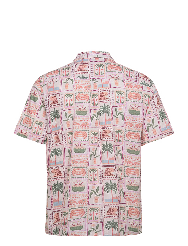 RVLT Lilac/Pink Short-Sleeved Cuban Shirt