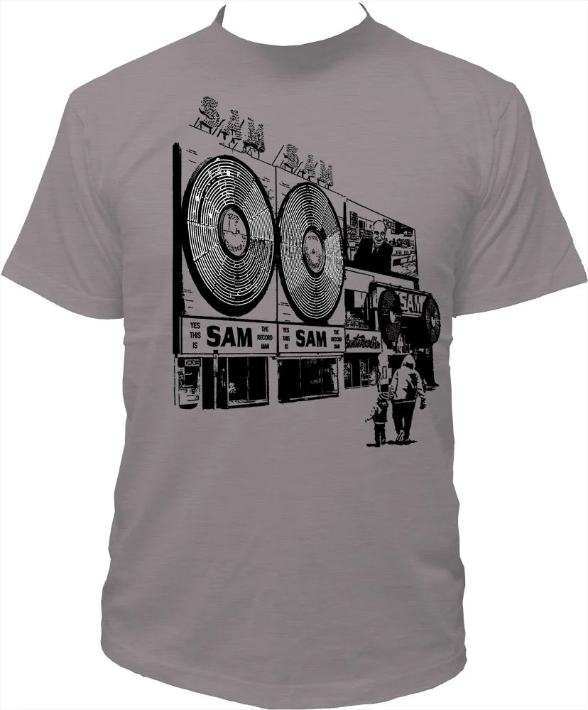 Sam The Record Man Grey T-Shirt Très Normal