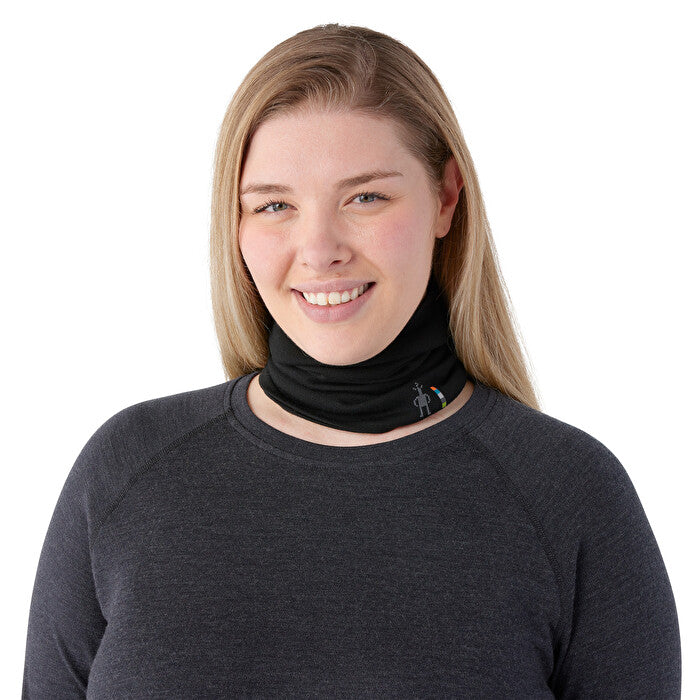 Cache-Cou Thermal Mérino Réversible Noir Smartwool