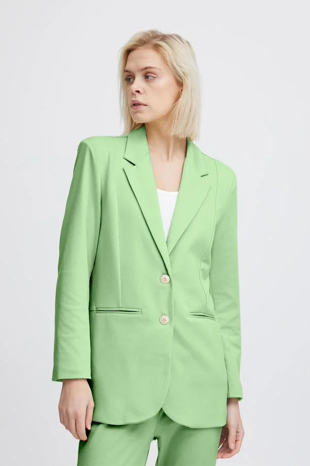 Ichi Kate Oversized Sprucestone Blazer