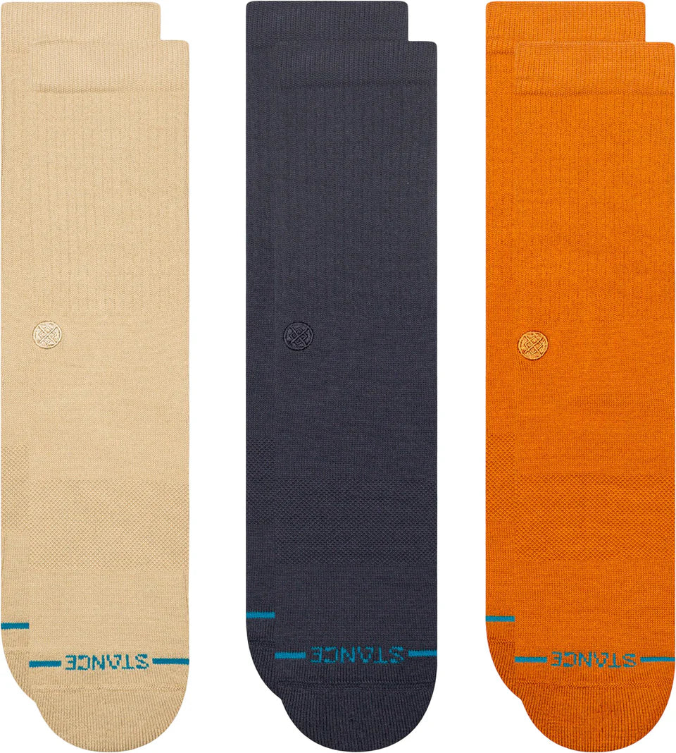 3-pack Icon Sand Stance socks