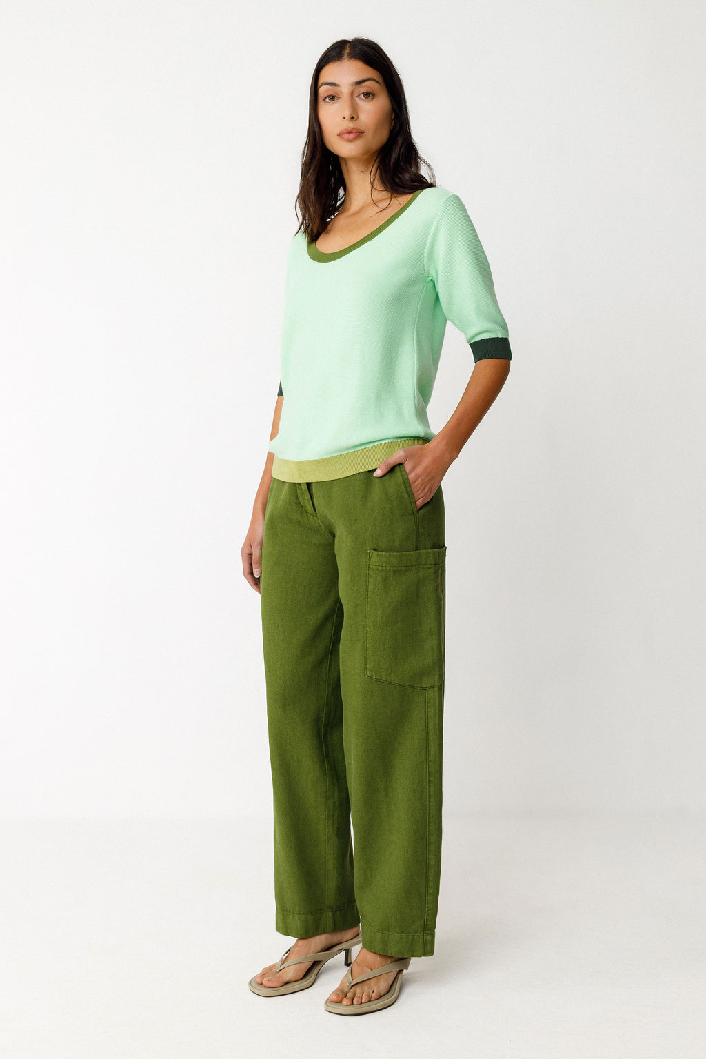 Top Lary Light Green SKFK