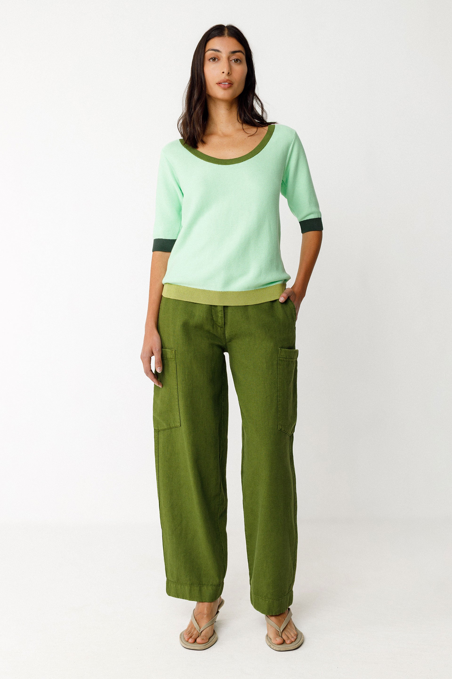 Top Lary Light Green SKFK