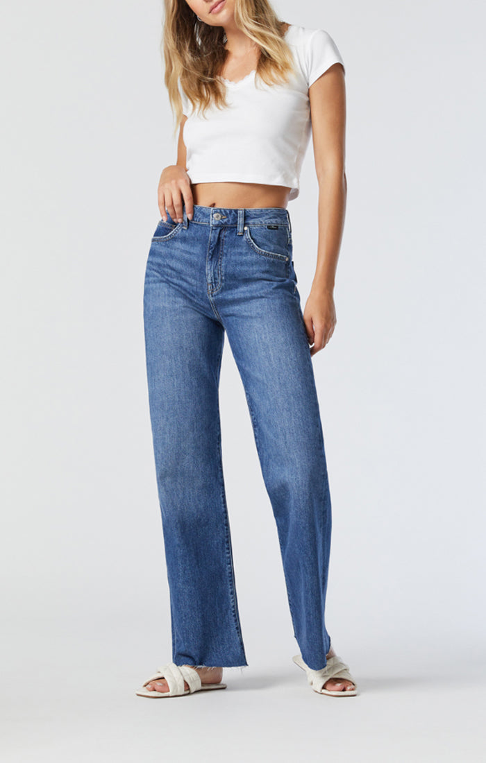 Victoria Mid Organic Blue Mavi Jeans