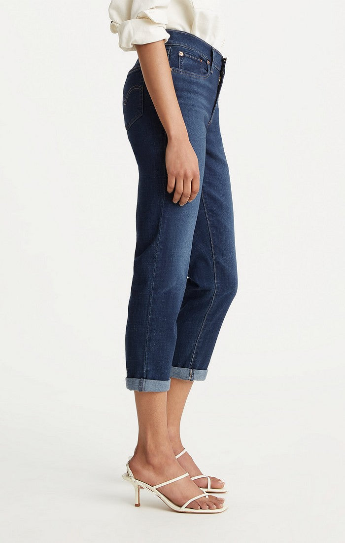 Jeans Mid Rise Boyfriend Cobalt Layer Levi's
