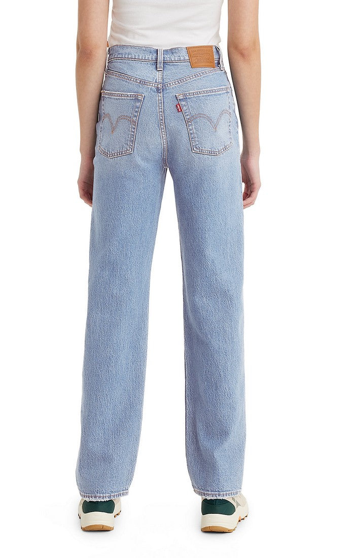 Levi's Women's Ribcage Full Length Samba Tango Light Jeans