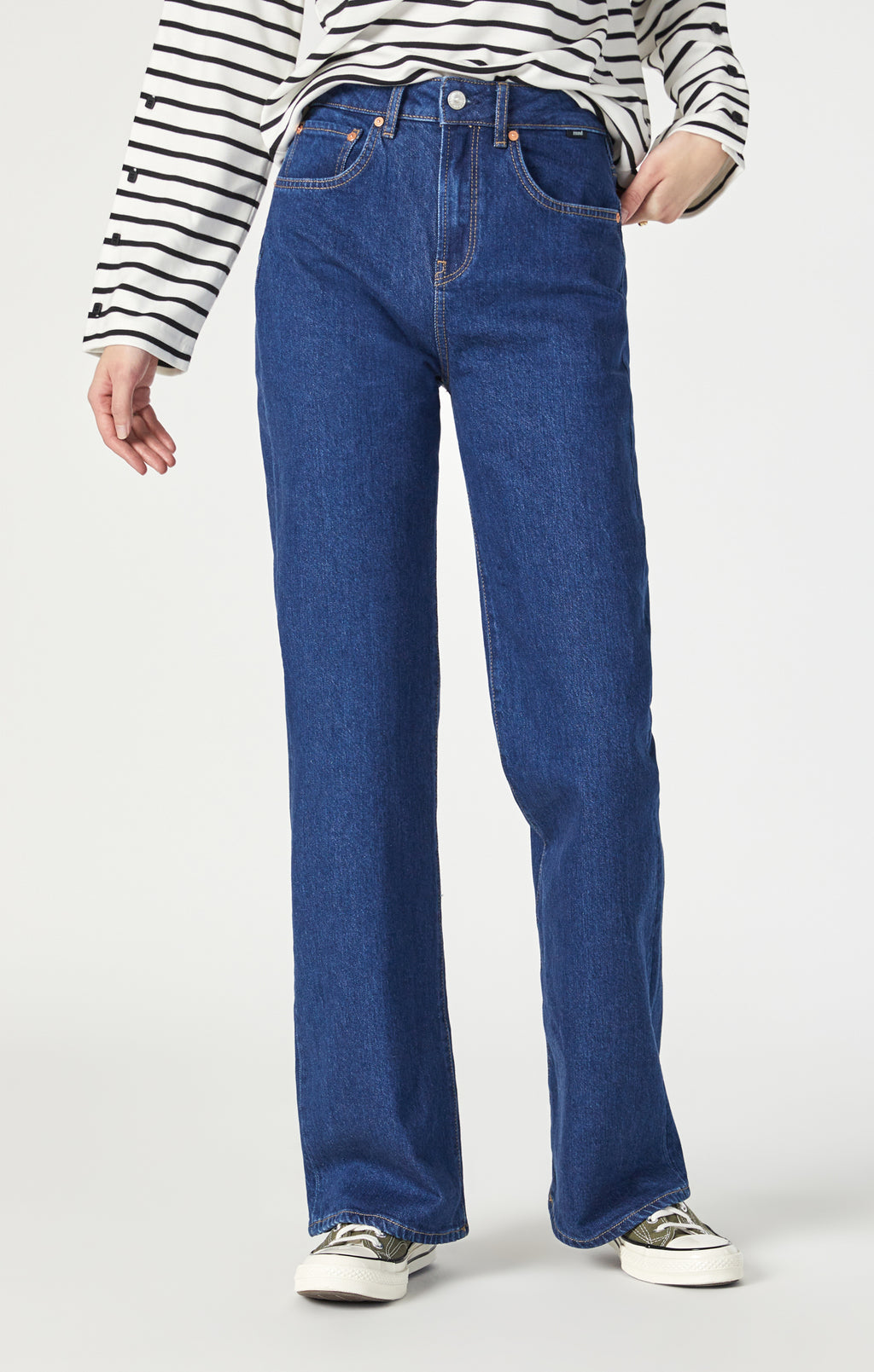Jeans Victoria Solid Deep Recycled Blue Mavi Jeans