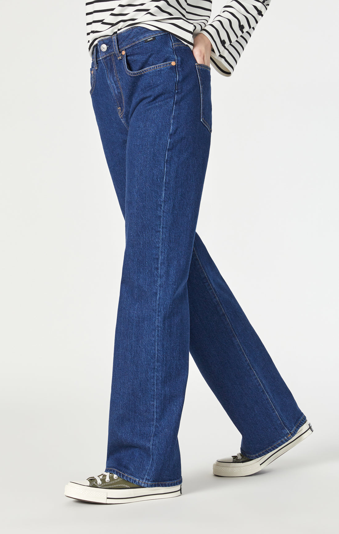 Jeans Victoria Solid Deep Recycled Blue Mavi Jeans