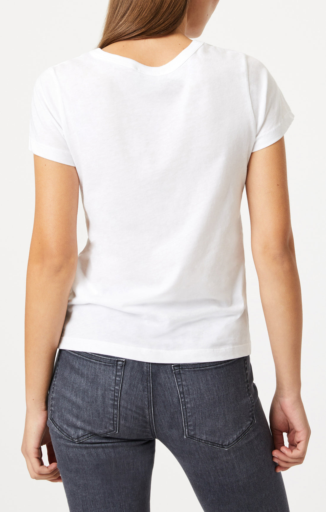 T-Shirt Crew Neck Basic Blanc Mavi Jeans