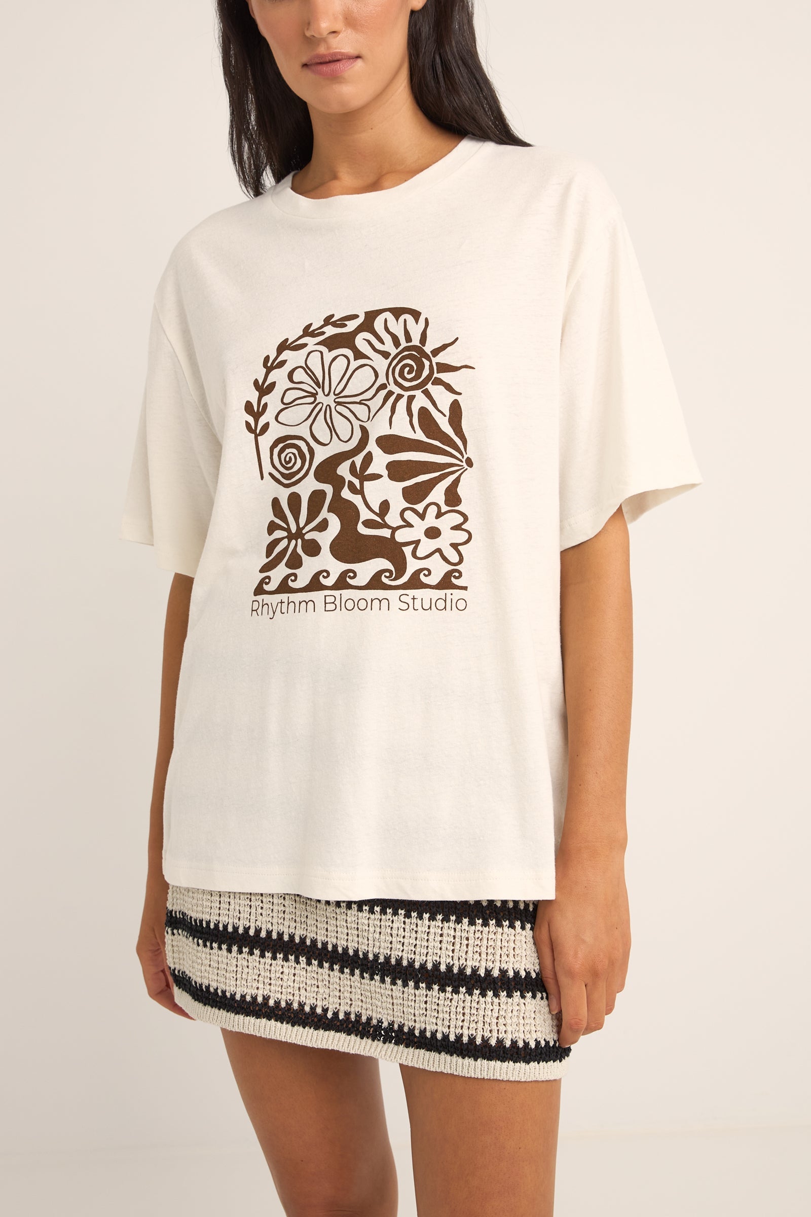 T-Shirt Bloom Studio Ecru Rhythm