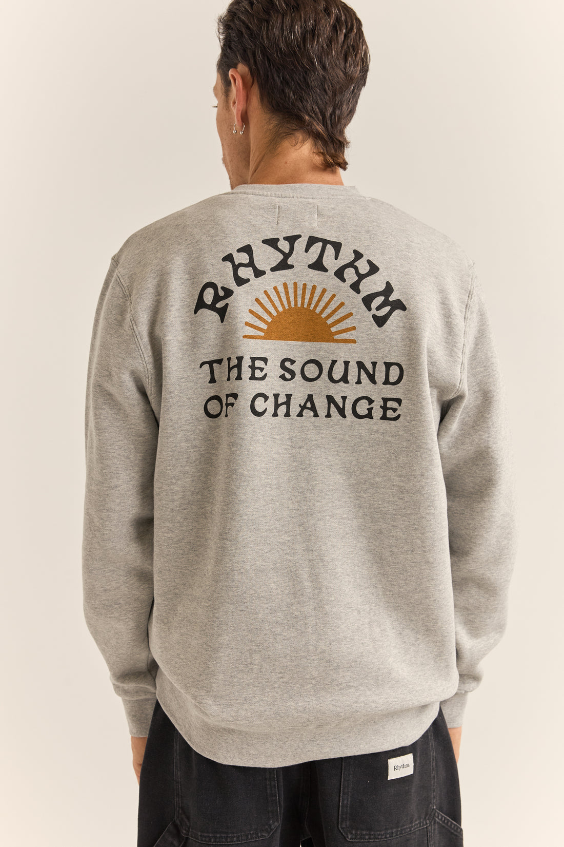 Chandail Awake Fleece Crew Gris Chiné Rhythm