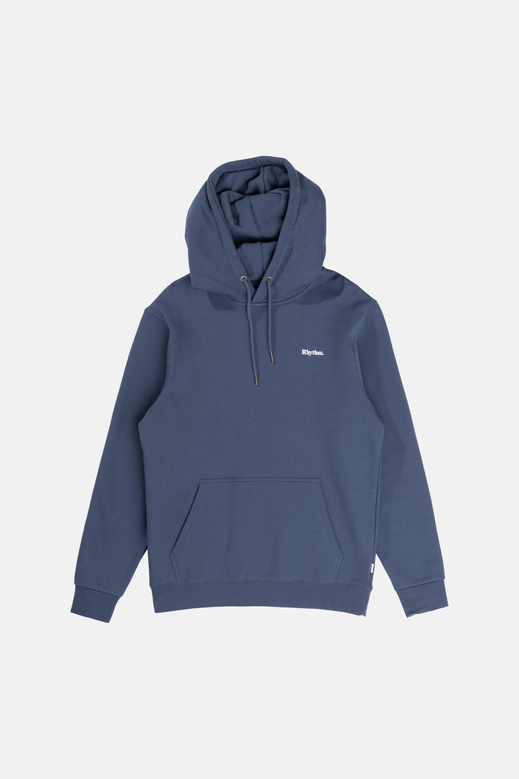 Rhythm Navy Blue Brand Fleece Hoodie