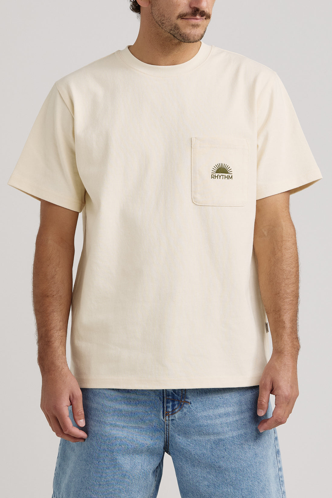 T-Shirt Heavy Vintage Ecru Rhythm