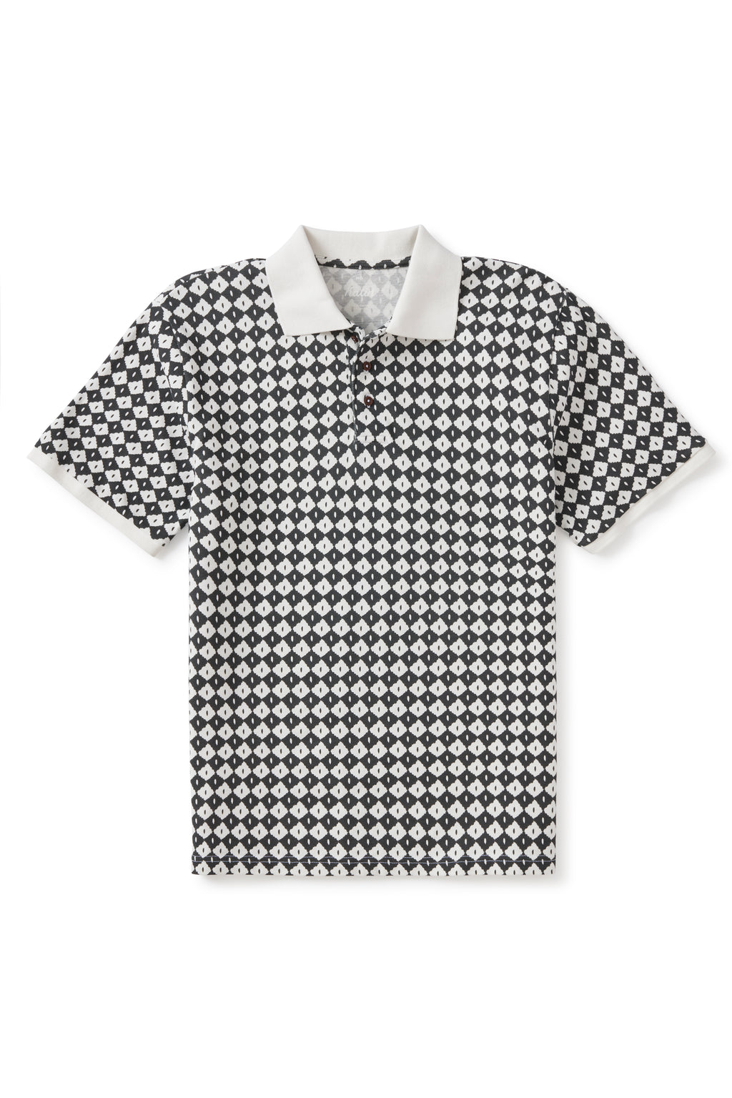 Katin Washed Black Check Polo