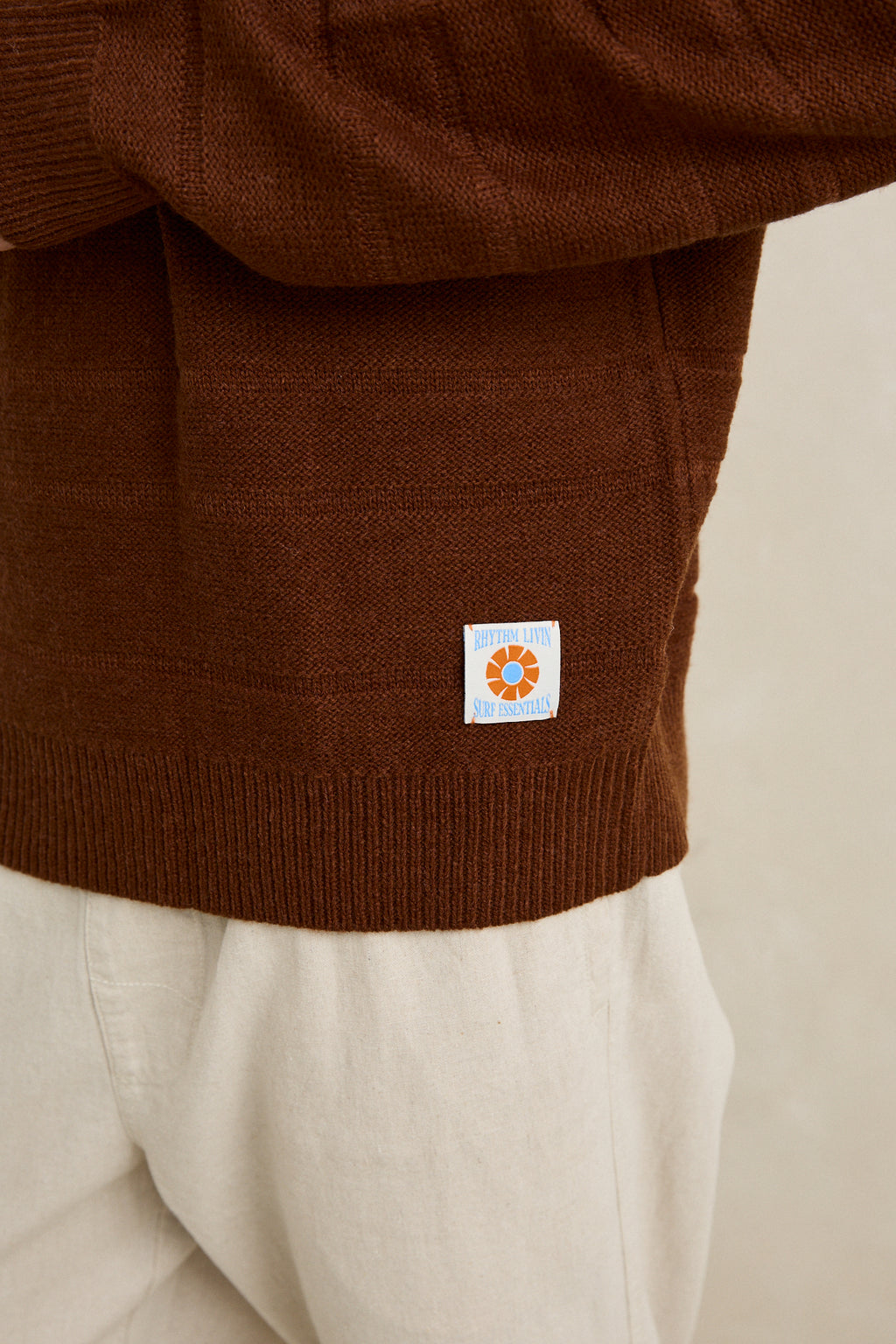 Chandail Jackson Knit Brun Caramel Rhythm