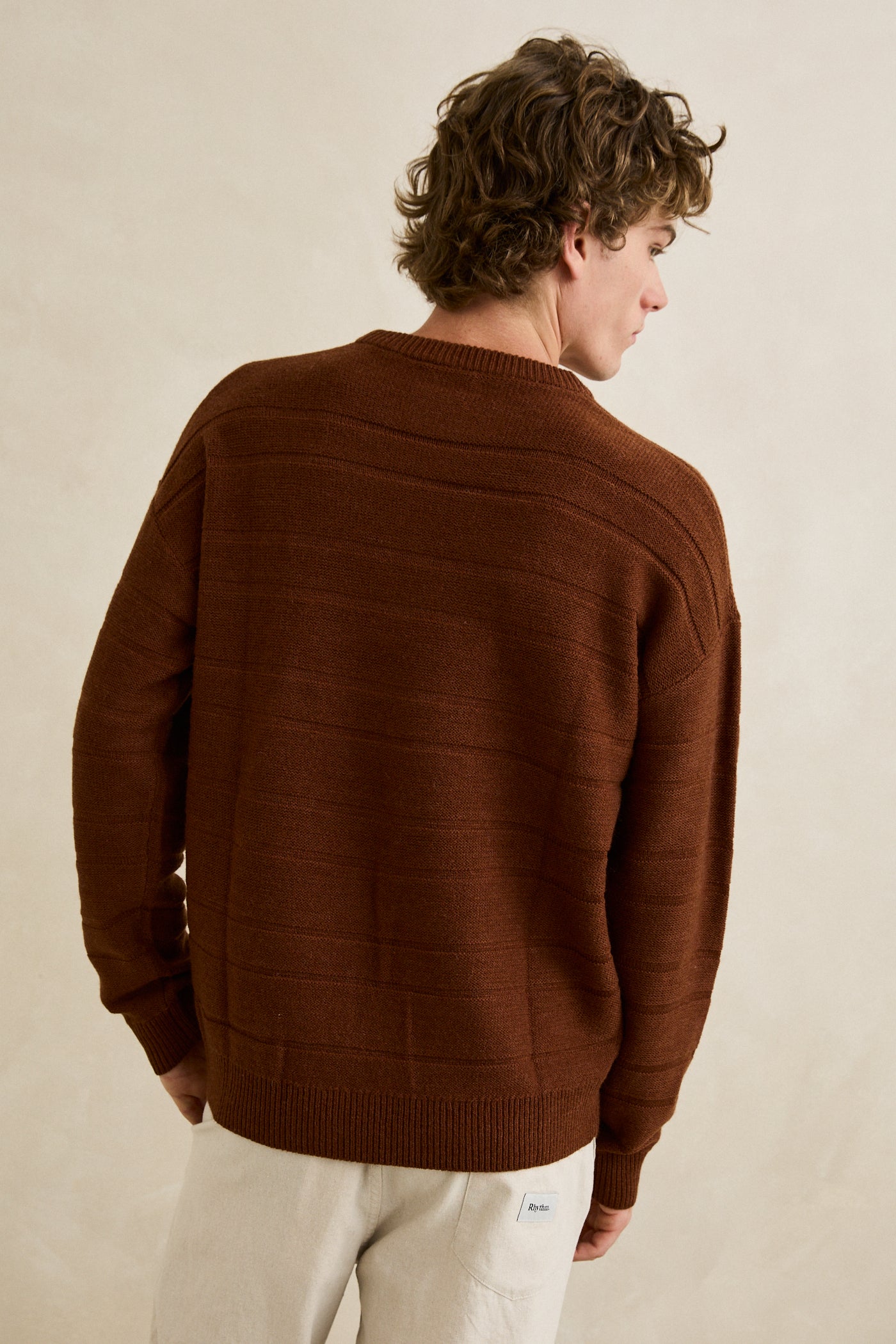 Chandail Jackson Knit Brun Caramel Rhythm