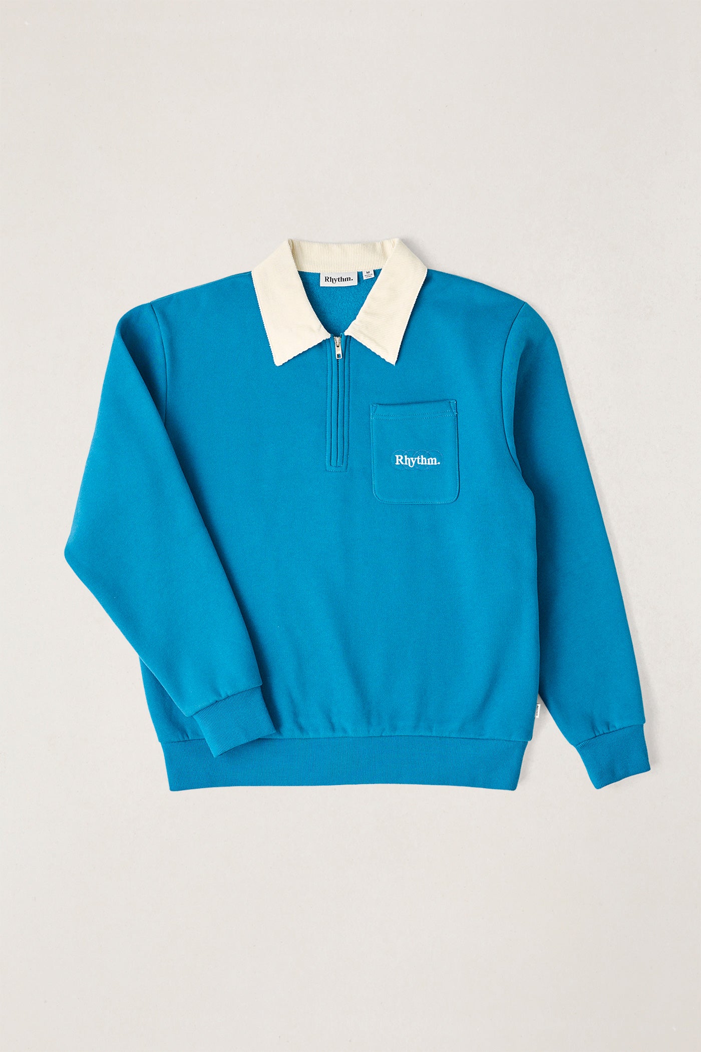 Chandail Sutton Quarter Zip Bleu Pool Rhythm