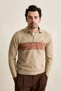 Chandail Floragraph Knit Beige Rhythm