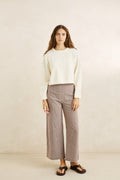 Pull Estelle Fluffy Crew Crème Rhythm