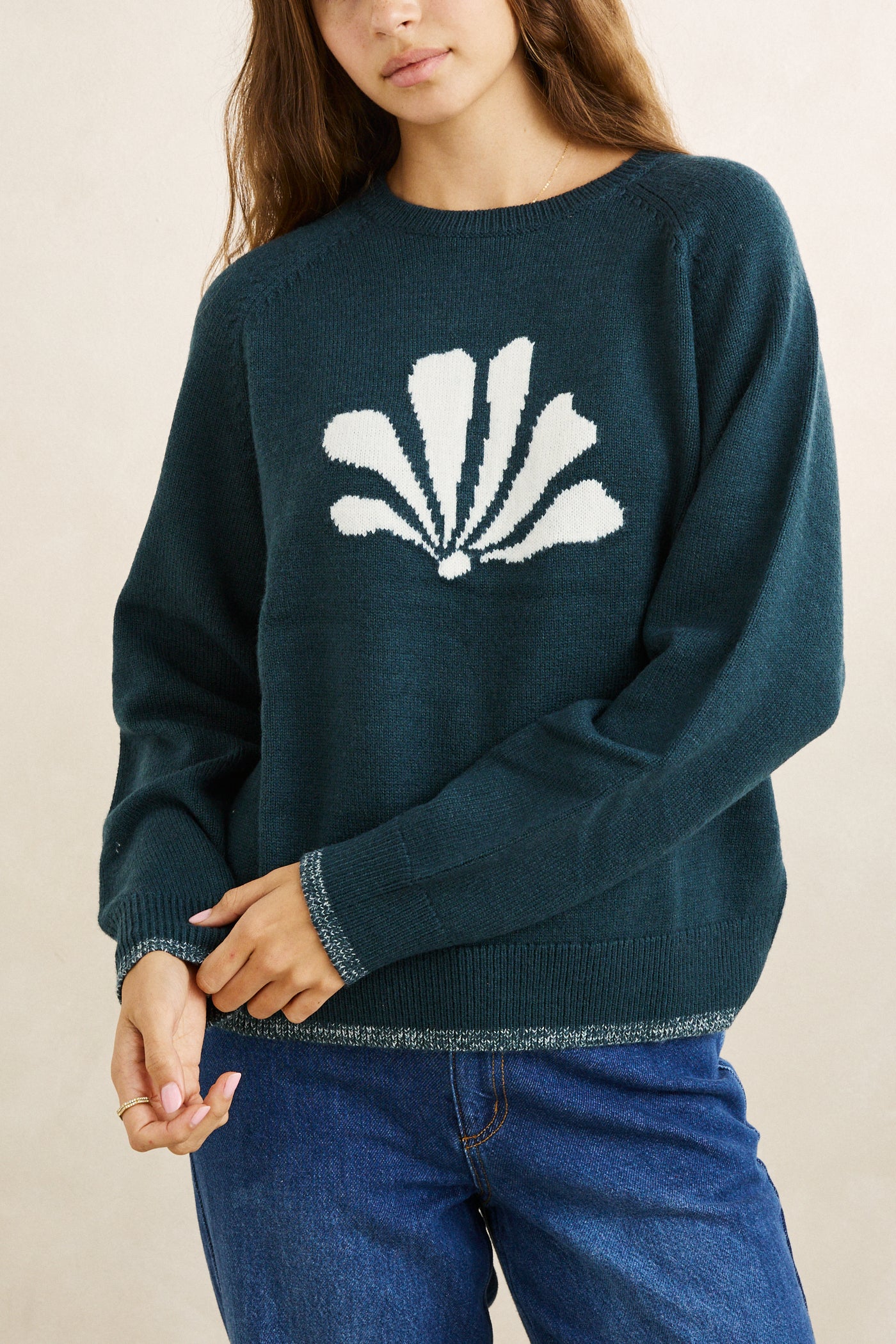 Pull Bayside Knit Vert Forêt Rhythm