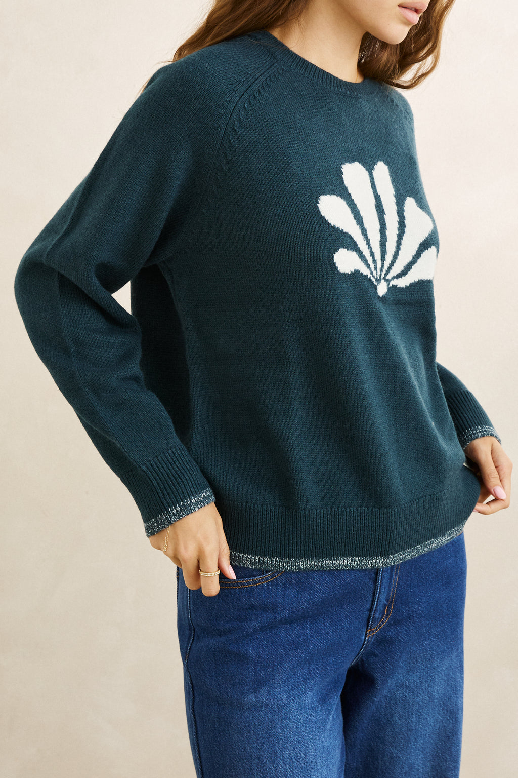 Pull Bayside Knit Vert Forêt Rhythm