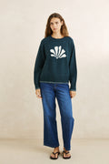 Pull Bayside Knit Vert Forêt Rhythm