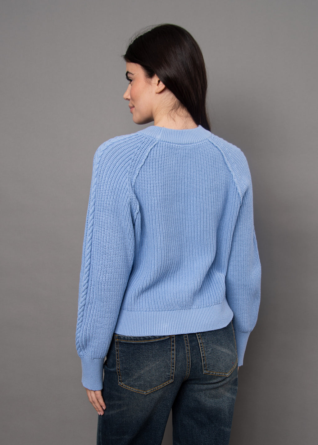 Pull Vaiga Raglan Bleu Breeze RD Style