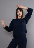 Haut Beatrice Marine Rayé RD Style
