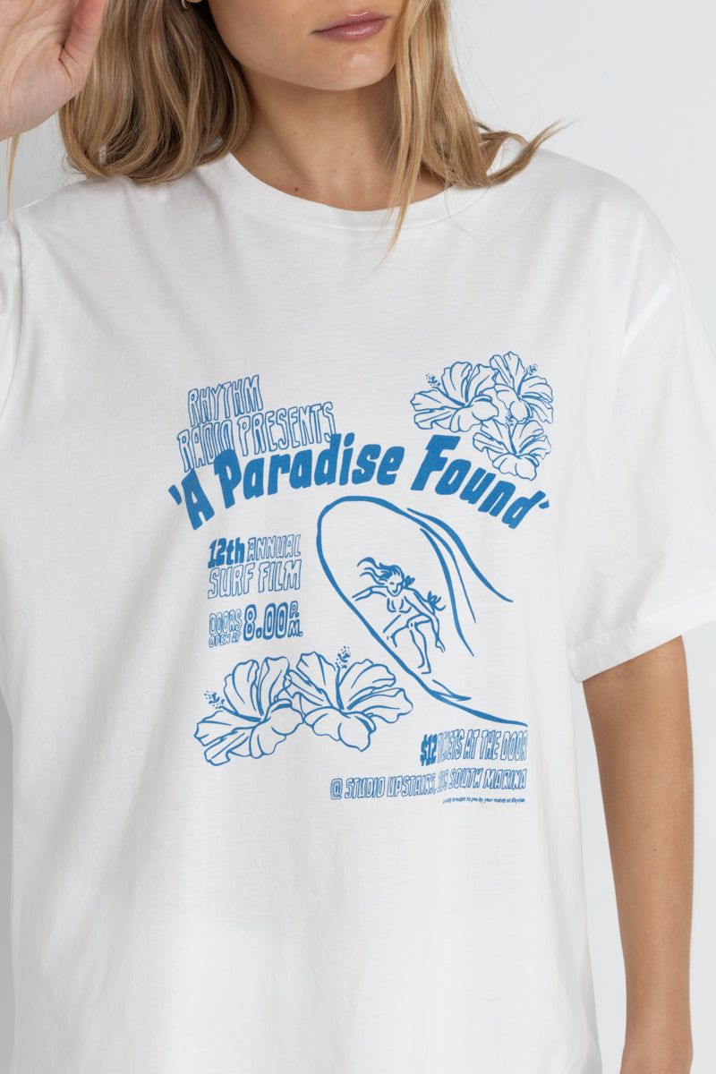 T-Shirt Paradise Found White Rhythm