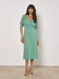 Robe Dotty Constellation Vert Apricot