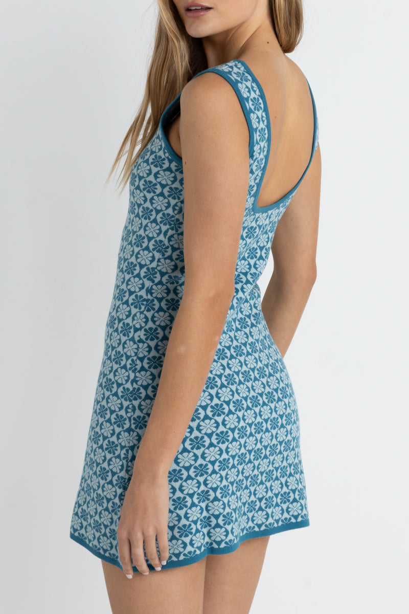 Robe Solitude Bleu Pacific Rhythm