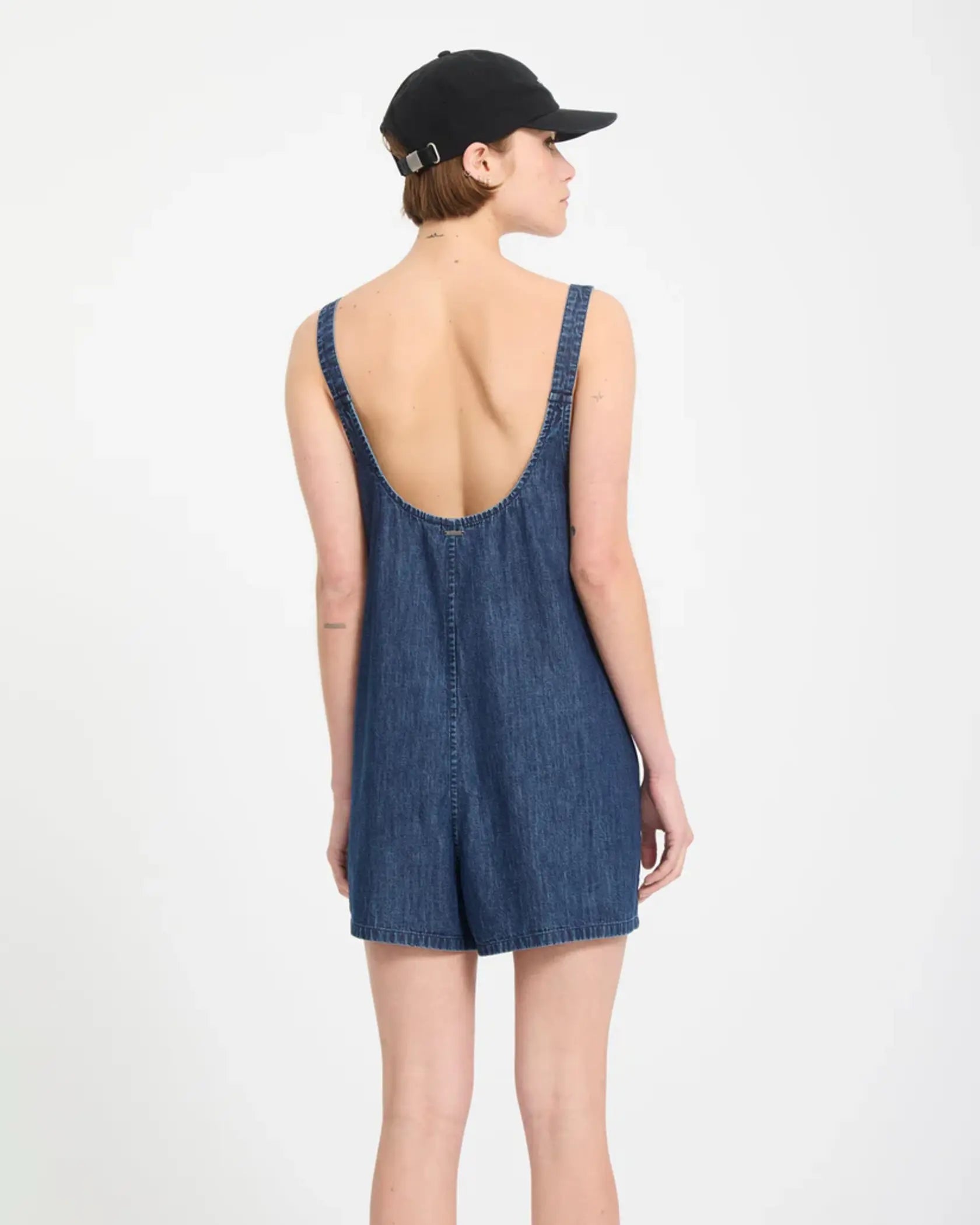 Romper Lived in Short Deja Bleu Volcom