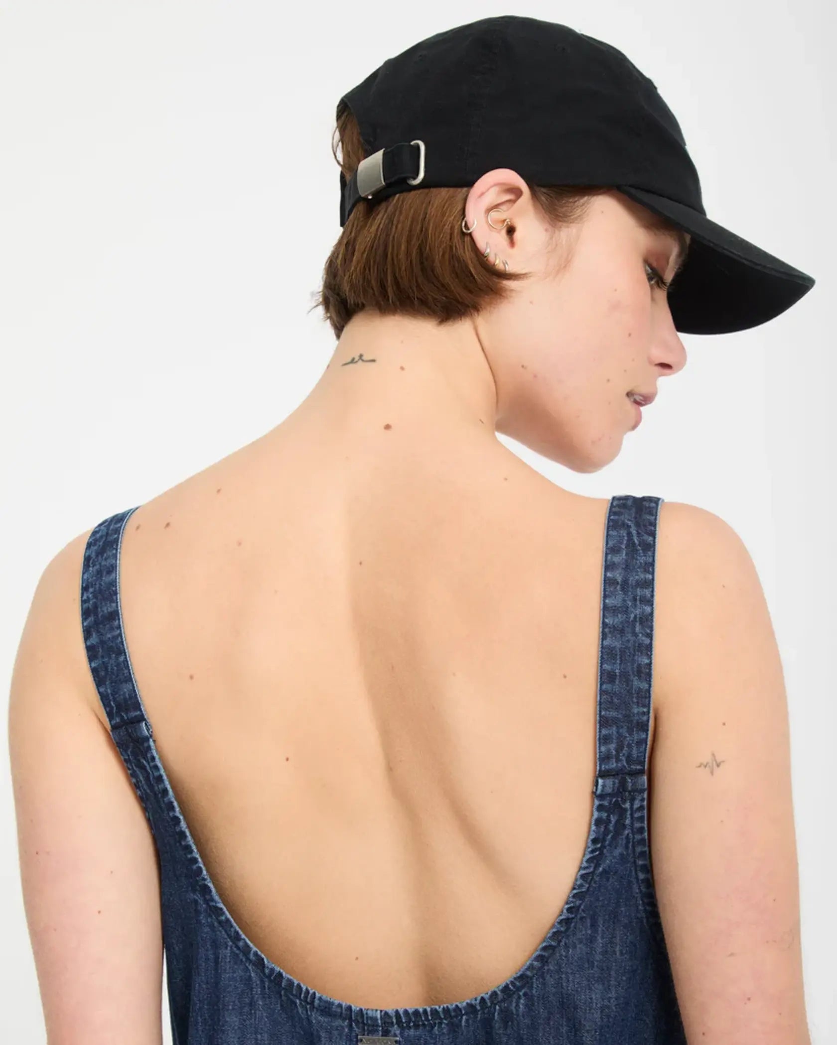 Romper Lived in Short Deja Bleu Volcom