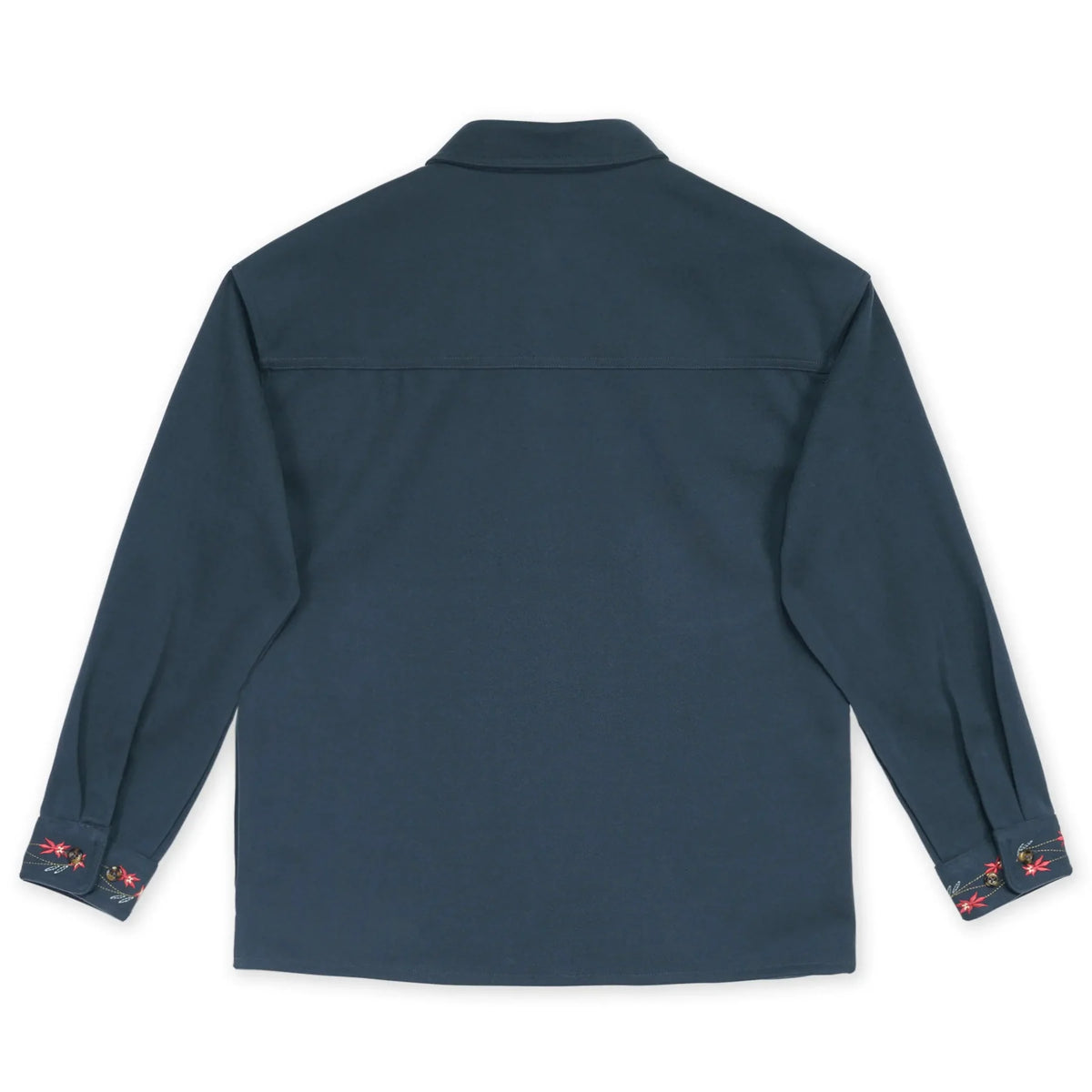 Sur-Chemise Milkweed Flannel Bleu Marine Hooké