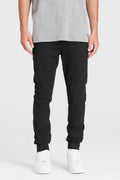 Kuwalla Tee Black Chino Jogger Mid-Rise Pants