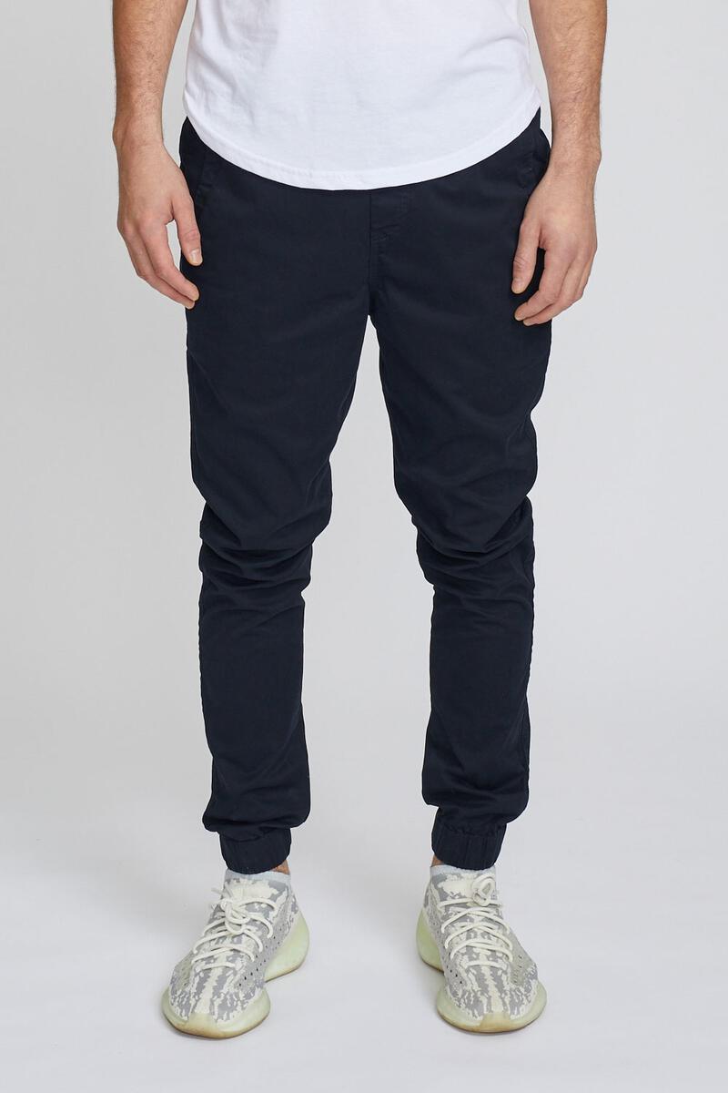 Mid Pants. Chino Jogger Navy Kuwalla Tee