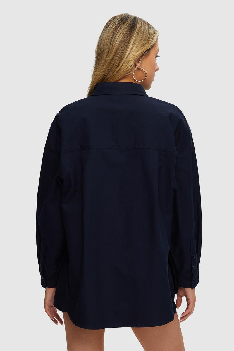 Kuwalla Tee Navy Oxford Shirt