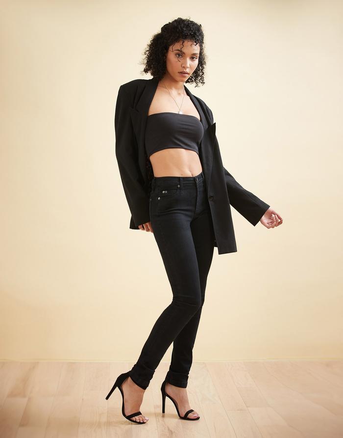 High-Rise, Straight & Narrow, SWP1130BK Yoga Jeans