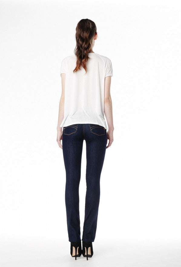 High-Waisted, Straight-Leg Jeans, SWP1158 Yoga Jeans