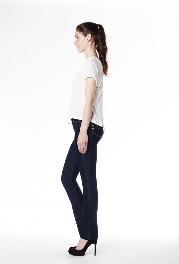High-Waisted, Straight-Leg Jeans, SWP1158 Yoga Jeans