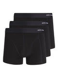 Jack & Jones Black Basic Bamboo Trunks 3 Pack