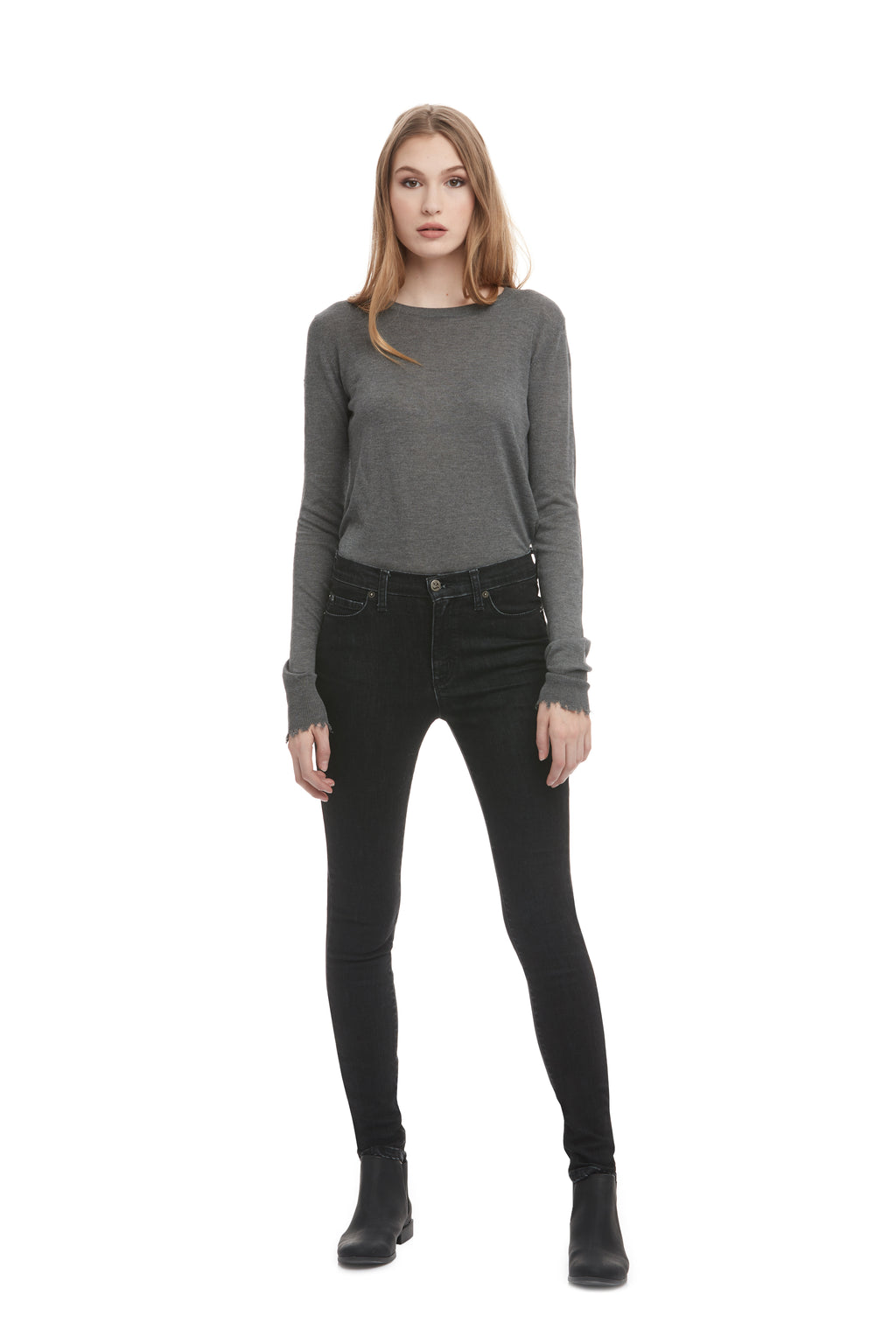 Jeans V. High, Skinny 1729BK-R30 Yoga Jeans